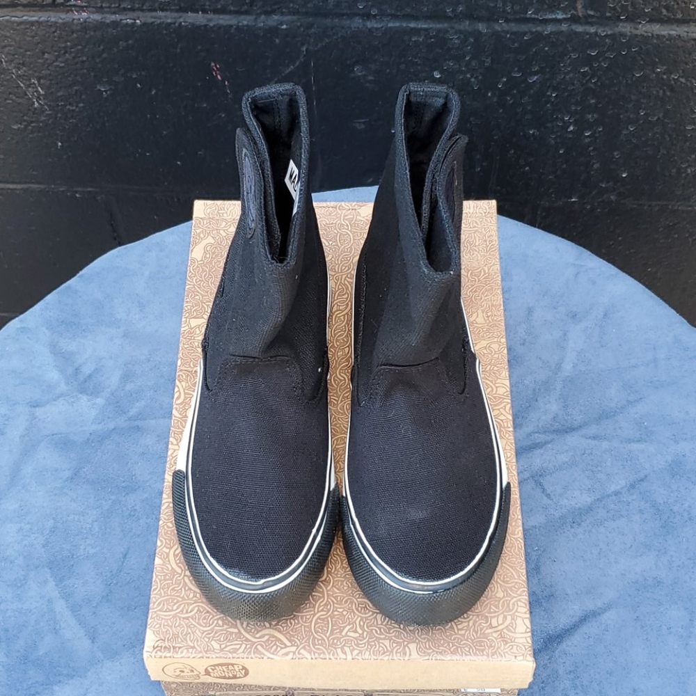 Black canvas boots - Picture 2 of 6